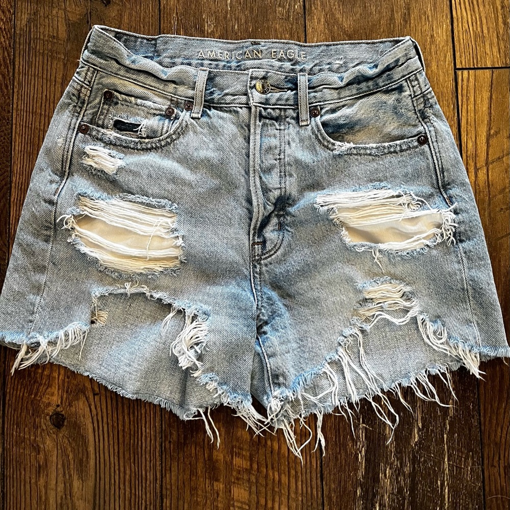 Distressed shorts from American Eagle